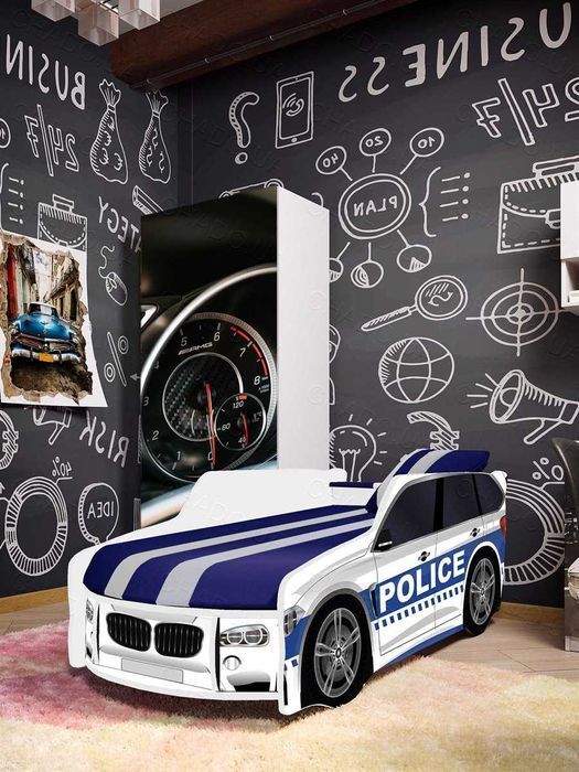 Ліжко машина, дитяче ліжко, кровать машина, ліжечко дитяче