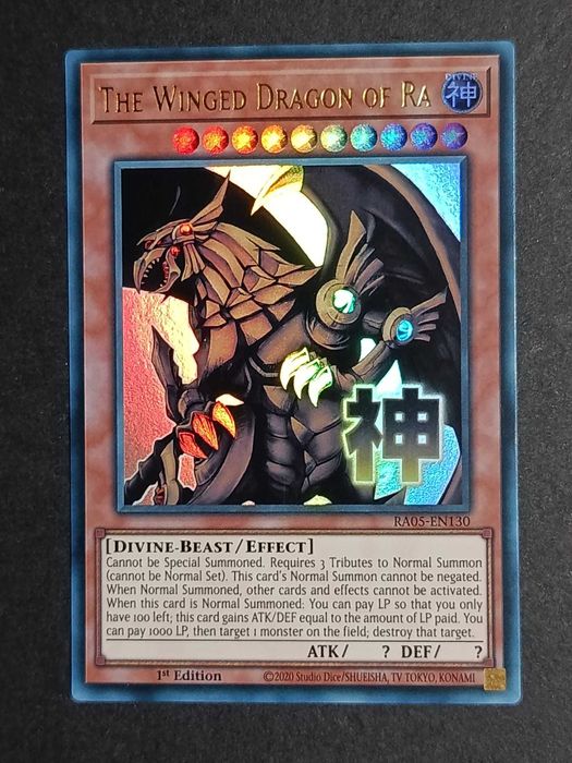 *Novo Set* Yu-Gi-Oh! 1.ª Edição 'Stamped Egyptian God Bundle' (V.1 - 3 Ultra Rares) - RA05-128/129/130 - Rarity Collection 5 - Cartas de 2026