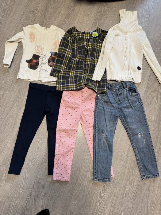 Большой пакет вещей на девочку 104