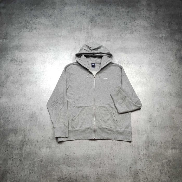 MĘSKA Bluza z Kapturem Hoodie Suwak Nike Classic Dresowa PREMIUM Haft