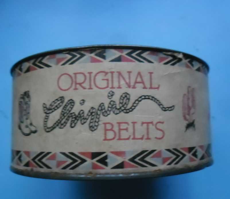 Stare pudełko po pasku kowbojskim CHIPIE BELTS