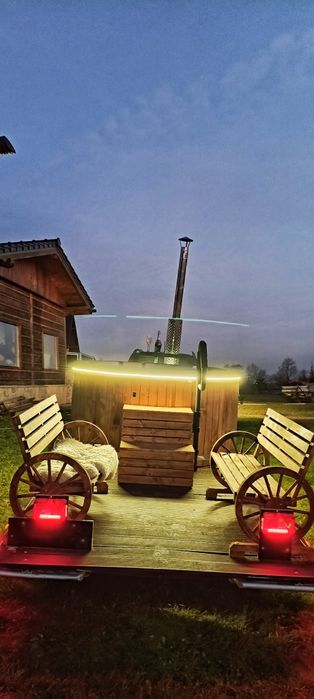 Balia mobilna, bania wynajem, Jacuzzi, hydromasaż