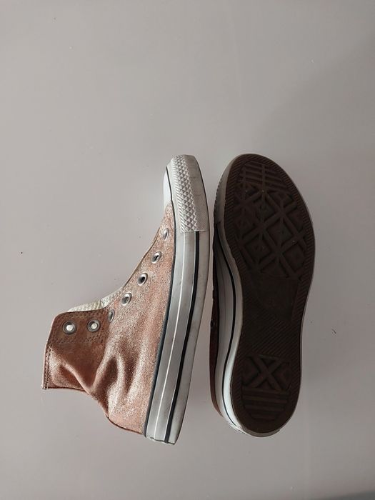 Trampki brokatowe converse