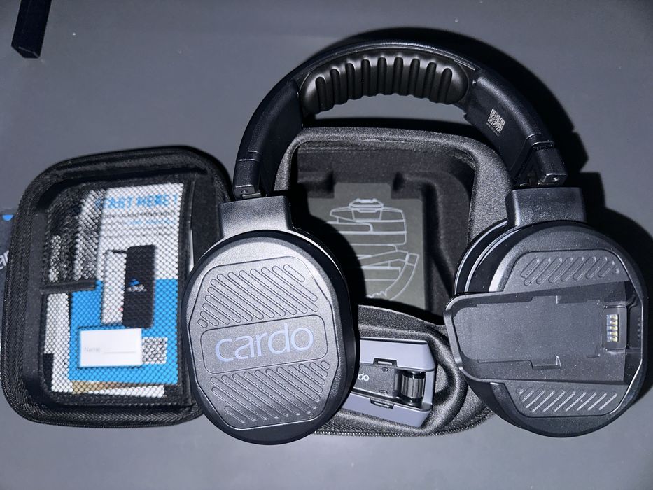 Zestaw Cardo interkom packtalk + sluchawki z głośnikami JBL komplet NOWE