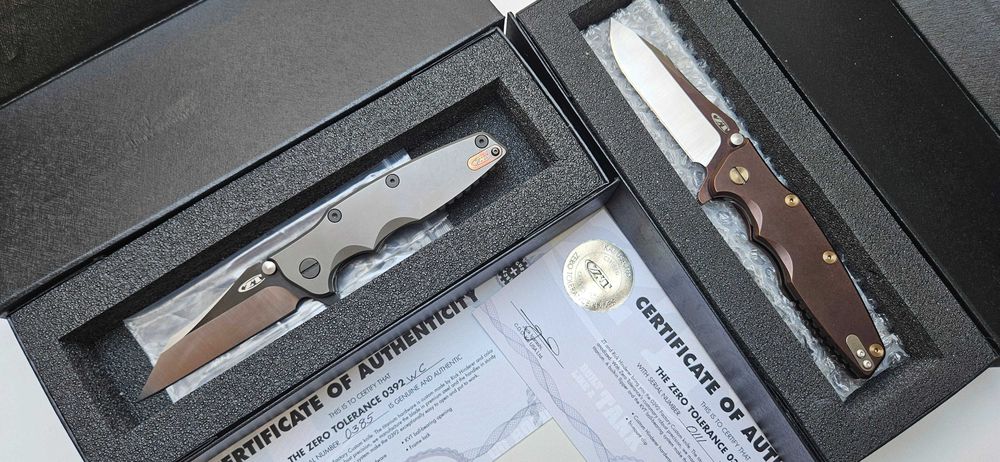 Nóż Zero Tolerance ZT0392WC Limited Edition Factory Custom Rick Hinderer Wrocław