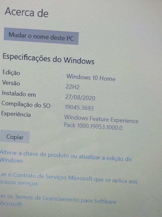 Portátil Lenovo  usado