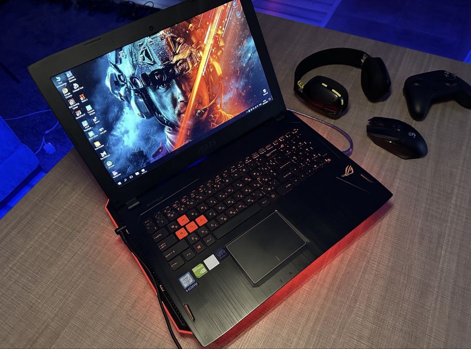 ЗСУ Скидки! Мощный игровой ноутбук Asus Rog 24 ОЗУ с полным комплектом
