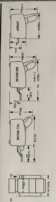 Крісло Реклайнер з ручною розкладкою