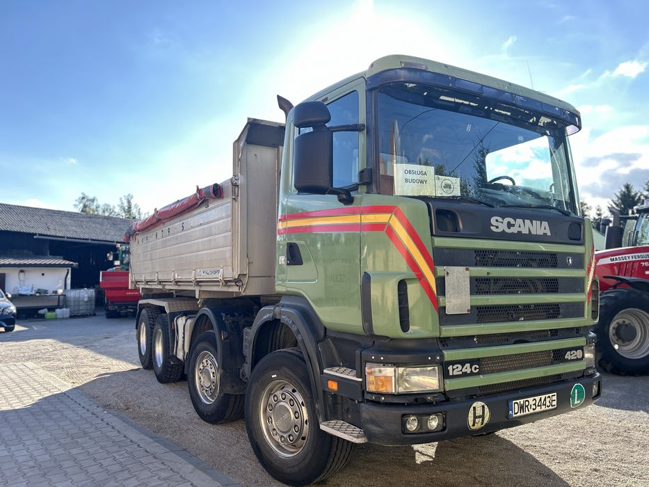 Scania 124/8x4/2004r/Wywrotka/Klima