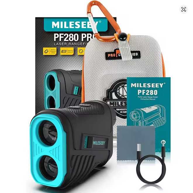 Dalmierz teleskopowy MiLESEEY PF280 Pro czarno-żółty