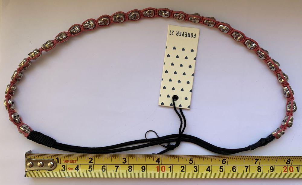 Повязка с черепами, обруч, украшение для волос, розовый ободок