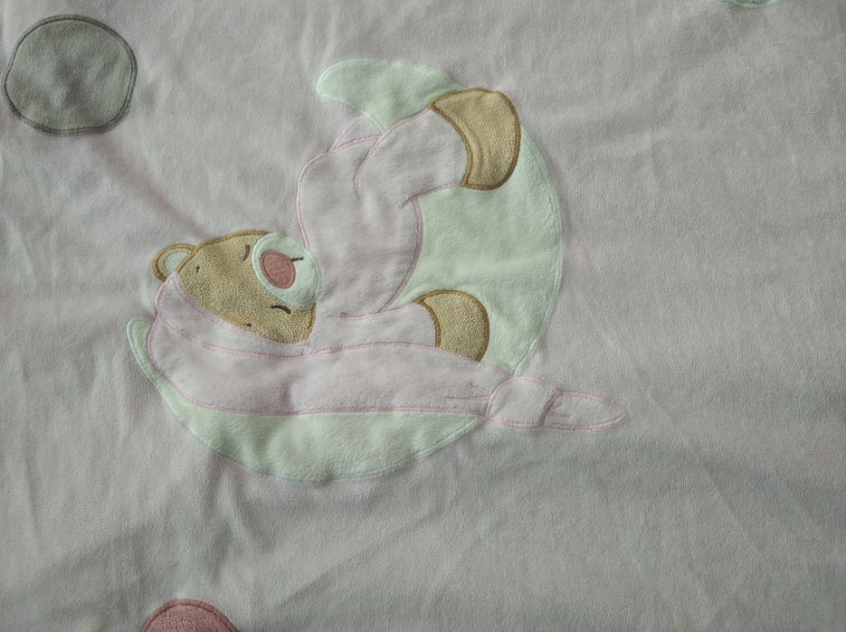 Kocyk dla dziewczynki i becik