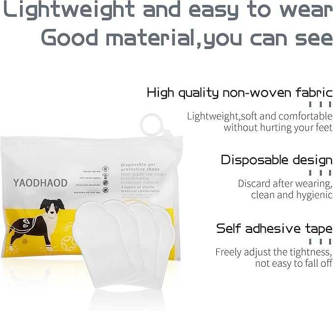 Skarpetki dla psów buty wodoodporne na skaleczenia rany 20 sztuk