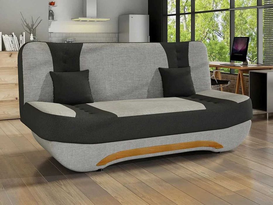 WERSALKA CUBA ciemno szara / brąz