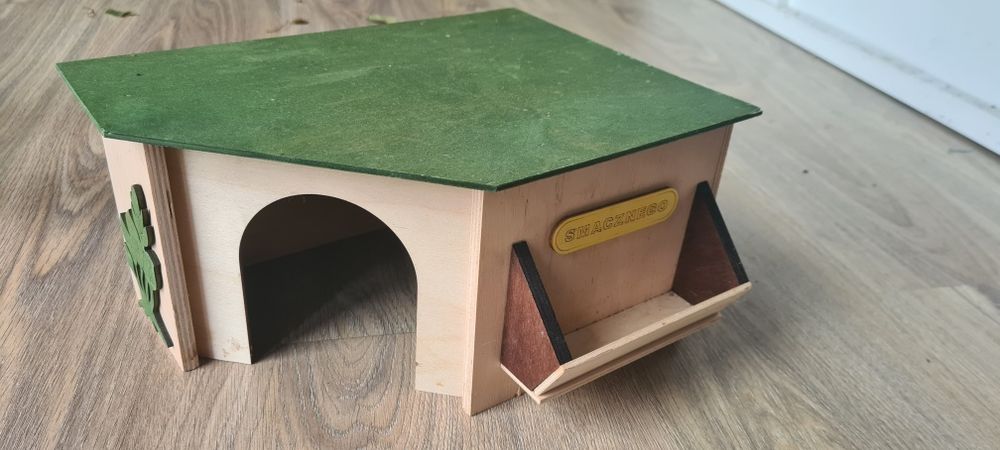Domek drewniany dla gryzonia
