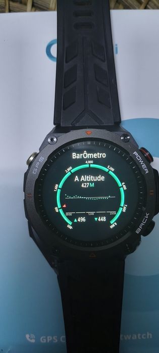 Smartwatch com GPS e bússola
