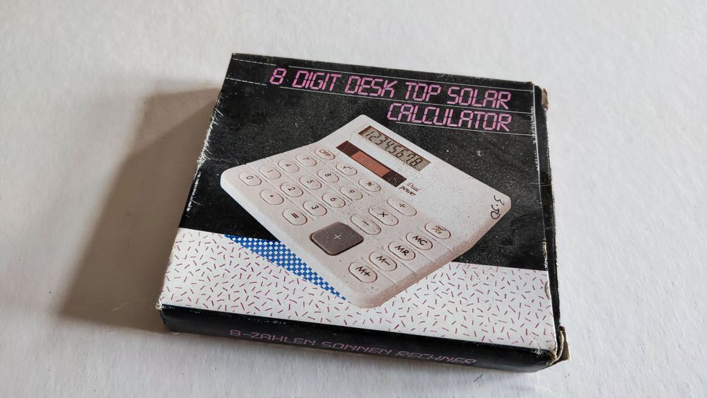Calculadora solar de secretária de 8 dígitos