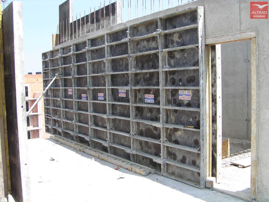 Wynajem Szalunków Ściennych, Szalunki ścienne - Duże Ilości! Projekt