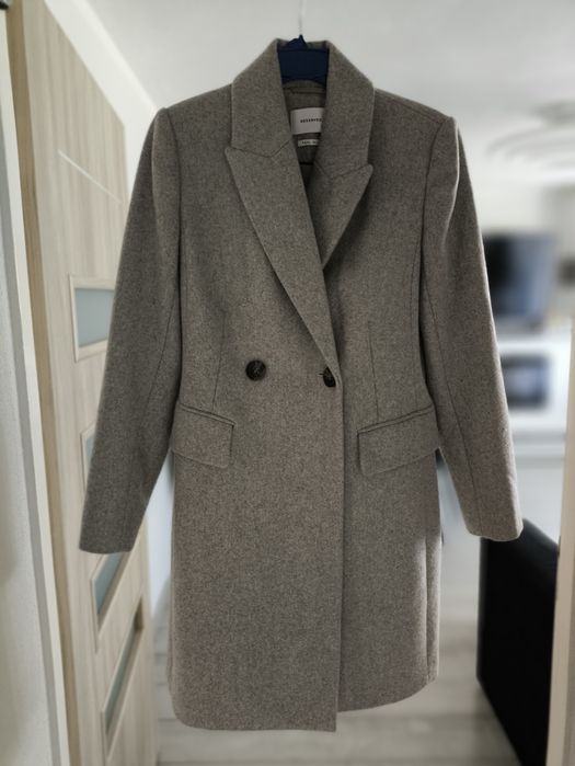 Płaszcz / Trencz / Parka / Reserved Wool Blend. 50% Wełny.