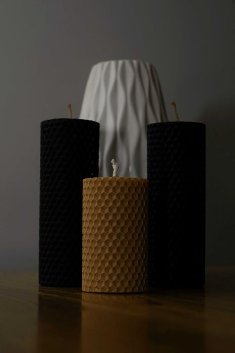 Świece z naturalnego wosku