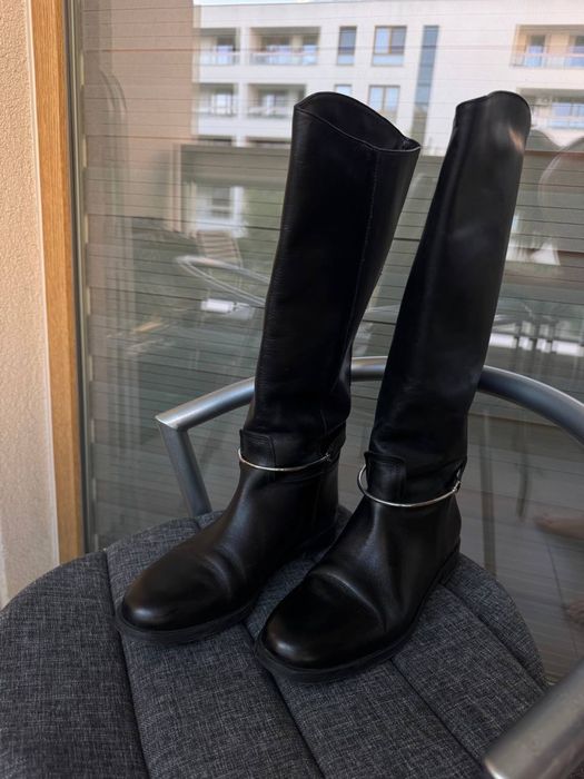 Шкіряні чоботи Massimo Dutti  розмір 39