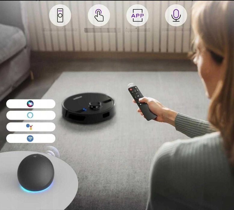 Robot Sprzątający Mopujący Odkurzacz MONSGA MS1 MAX STACJAOPRÓŻNIAJĄCA
