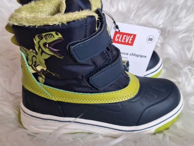 Nowe śniegowce chłopięce Cleve rozmiar 28