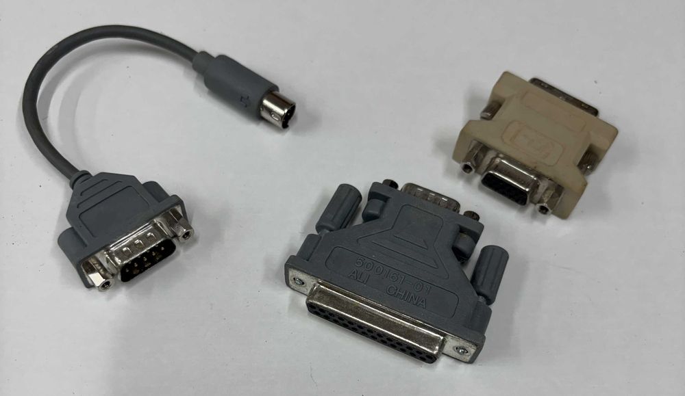 Lote 3 Adaptadores Retro: Série RS-232 (Sun Microsystems) e PS/2