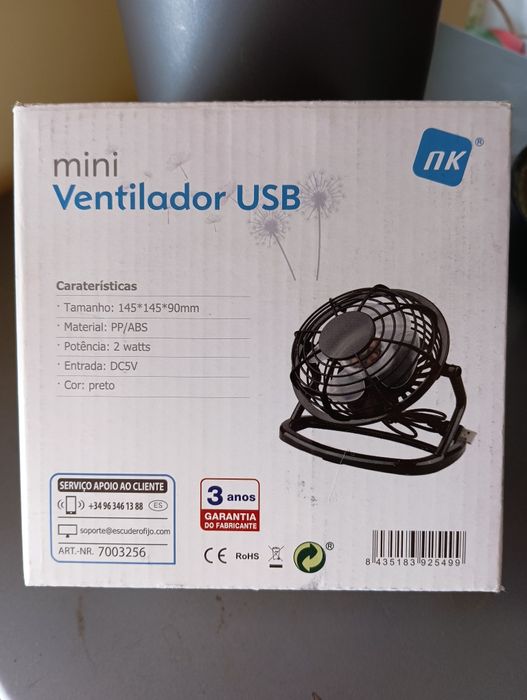 Mini ventilador USB