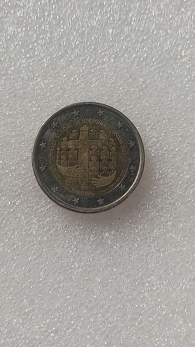 Moeda de 2 € jornada mundial da juventude  lisboa 2023