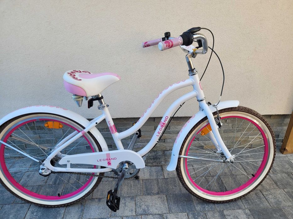 Gwarancja! Jak nowy rower Legrand koła 24" dla dziewczynki ok.6-9 lat