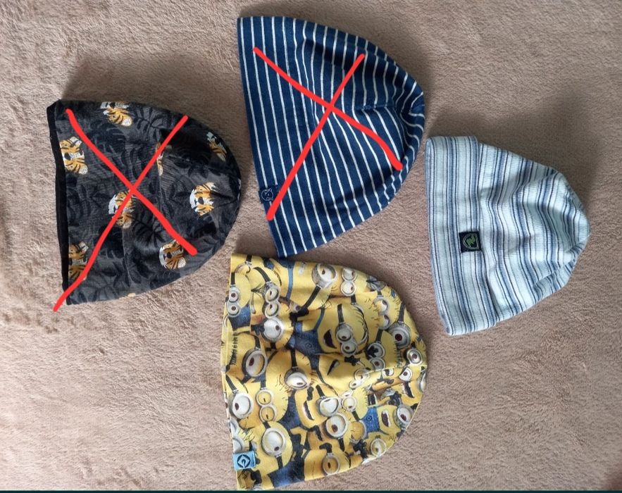 Шапочки тоненькі на весну ціна за 2