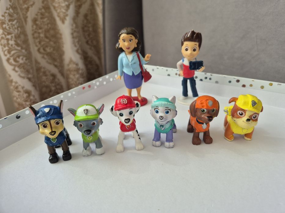 Набір щенячий патруль Spin Master(оригінал) 8 фігурок