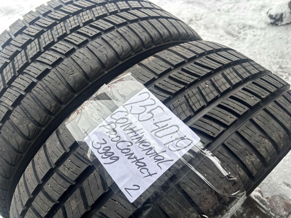 235-40-R19 CONTINENTAL PROCONTACT 2штуки зимняя резина GERMANY 2024