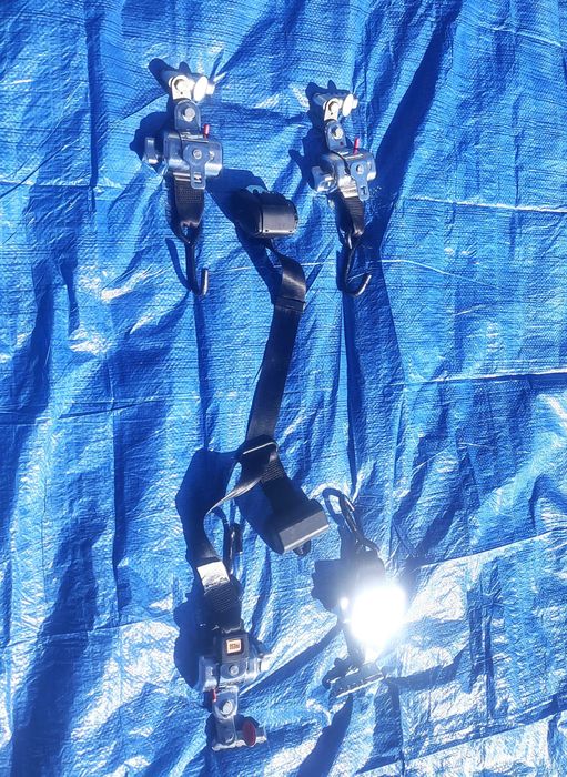 AMF Zestaw Pasów dla Niepełnosprawnych na wózku inwalidzkim Mocowanie