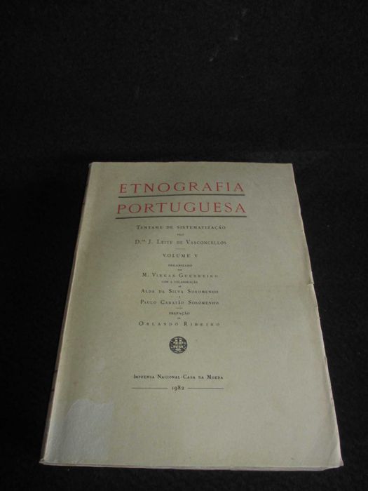 Livros Etnografia Portuguesa J. de Leite Vasconcelos