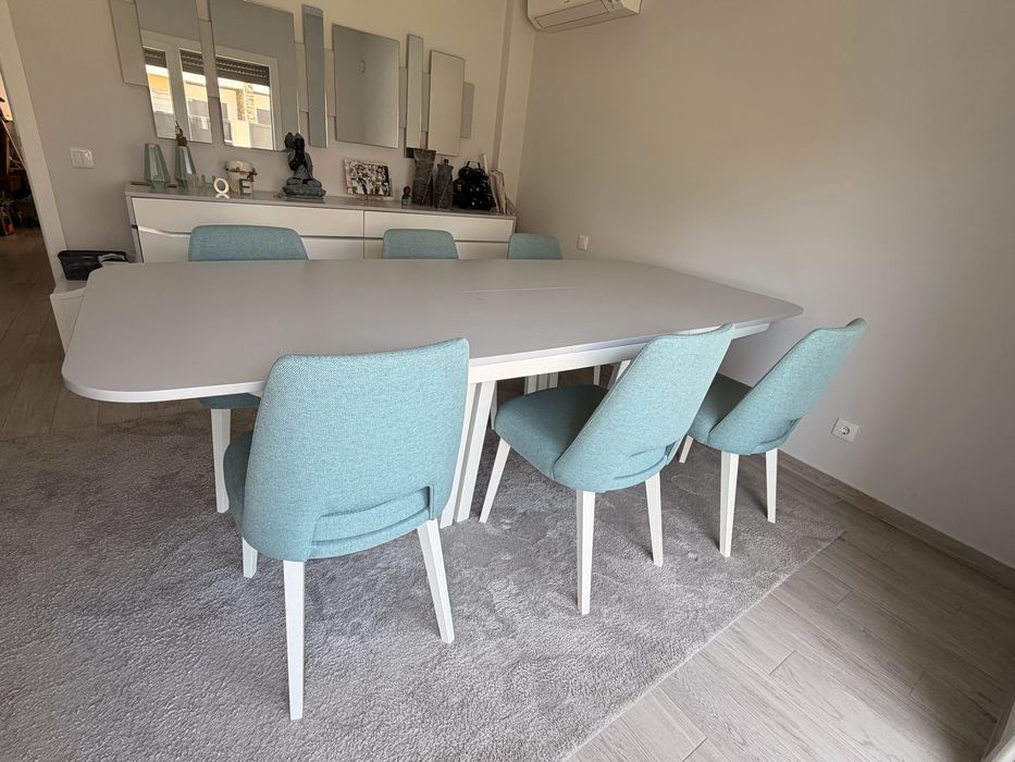 Conjunto de 6 cadeiras de sala de jantar