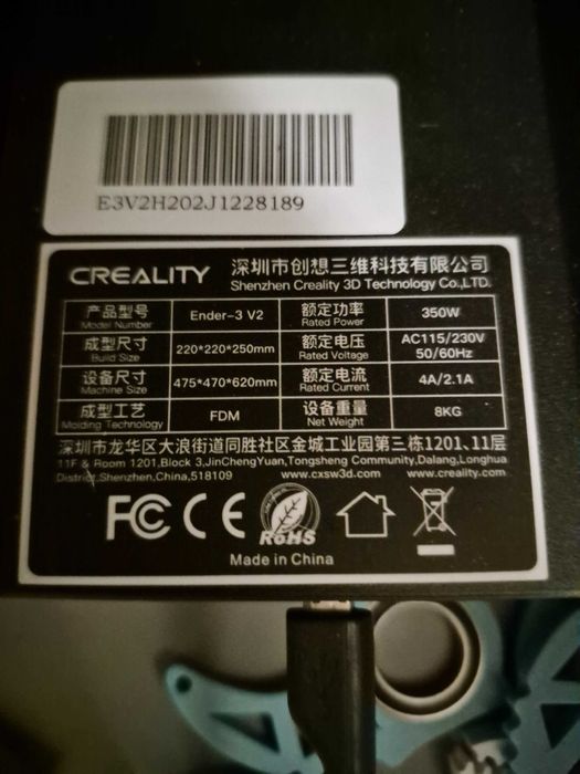 Sprzedam drukarkę 3 d Ender 3v2