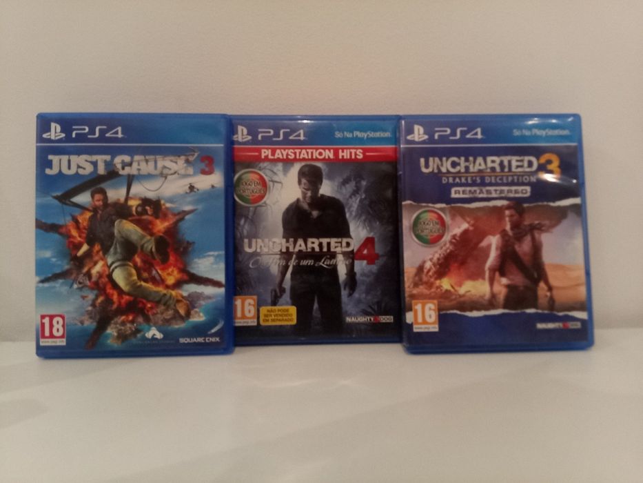 Jogos PS4 como novos
