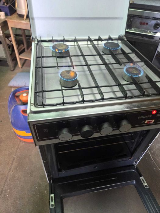 Fogão e forno phillips em bom estado 85x50x50