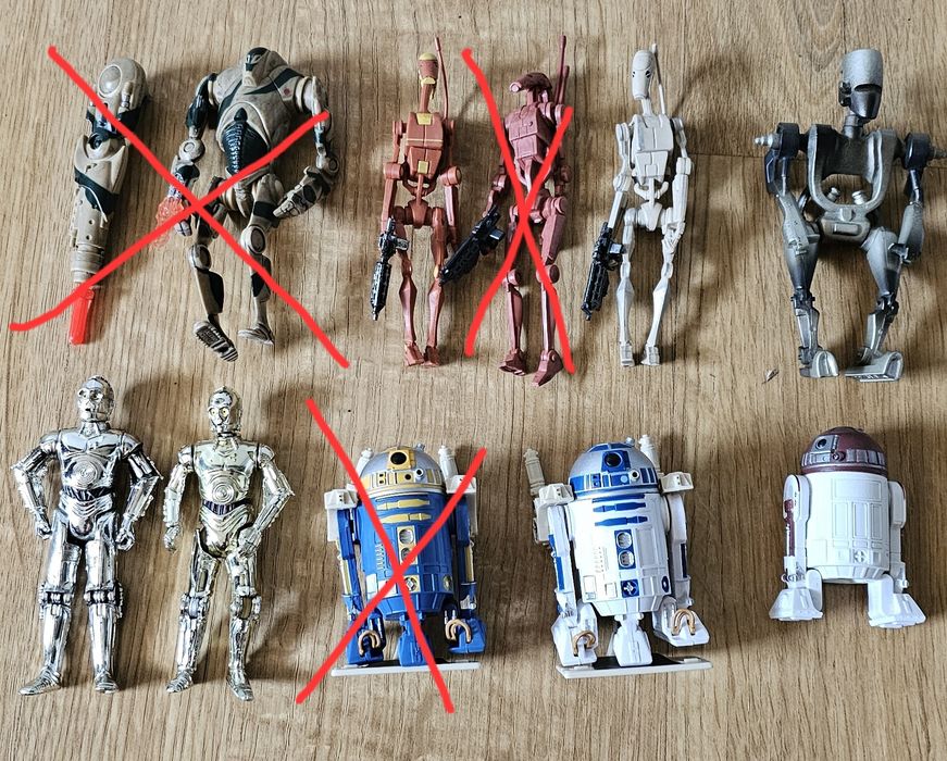 Figurki Star Wars Droidy