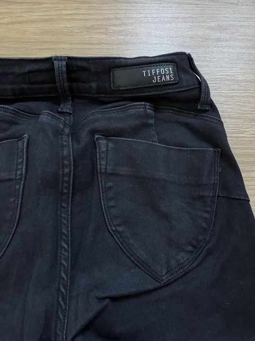 Calças de ganga preta da Tiffosi