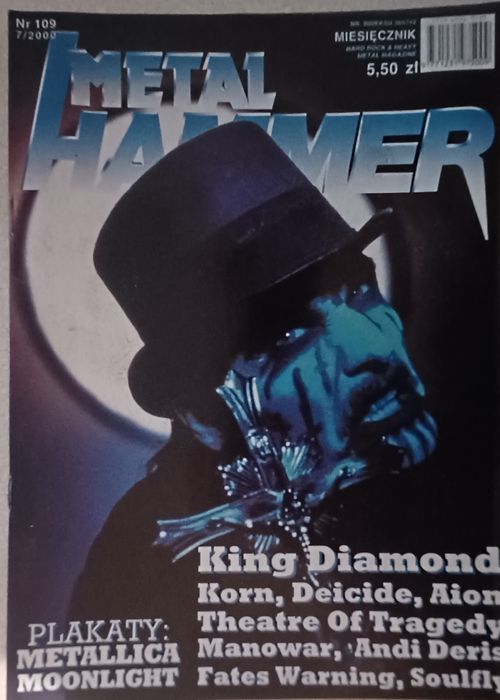 Metal Hammer NR 109 7/ 2000 .Stan dobry.