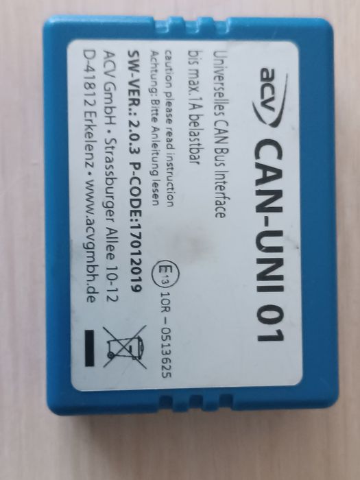 Адаптер ACV  can uni 01