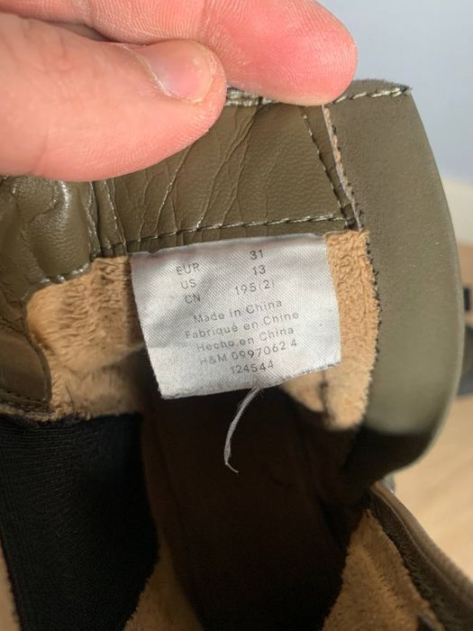 Демісезонні черевики H&M для хлопчика (розмір 31)