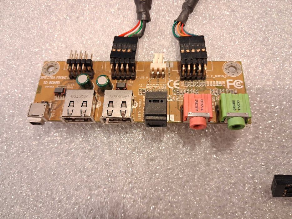 USB Audio do obudowy Panel przedni PC ATX wejście SPDIF IN conn