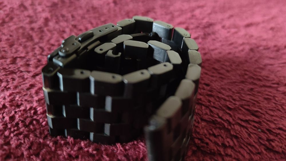 Bransoleta typ Strapcode Super Engineer 24 mm. CZARNA - wysyłka gratis