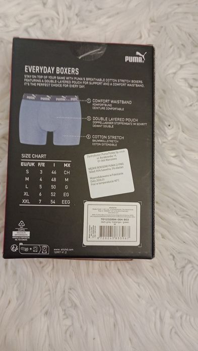 Komplet bokserek męskich Puma M