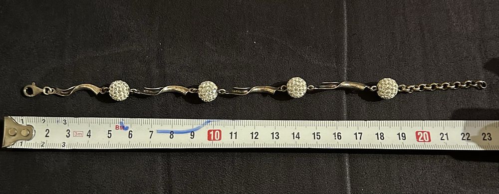 Komplet srebrnej biżuterii