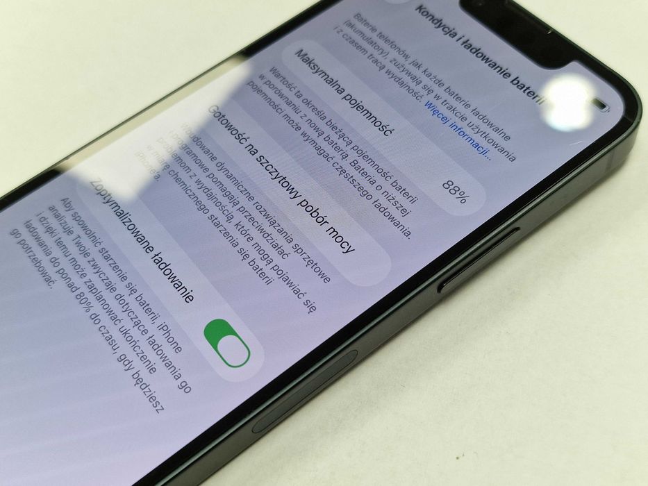 Iphone 13 Mini 128GB/ Midnight/ BAT 88%/ Grade B + ładowarka